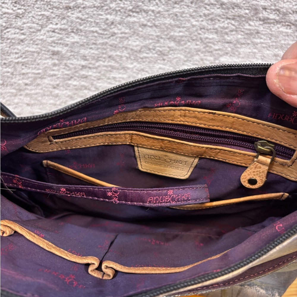 Anuschka Hand-Painted Cardinal Crossbody Bag - Picture 13 of 16